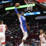 Rockets outlast 76ers in 2 OTs; Harden 4 for 19 in return
