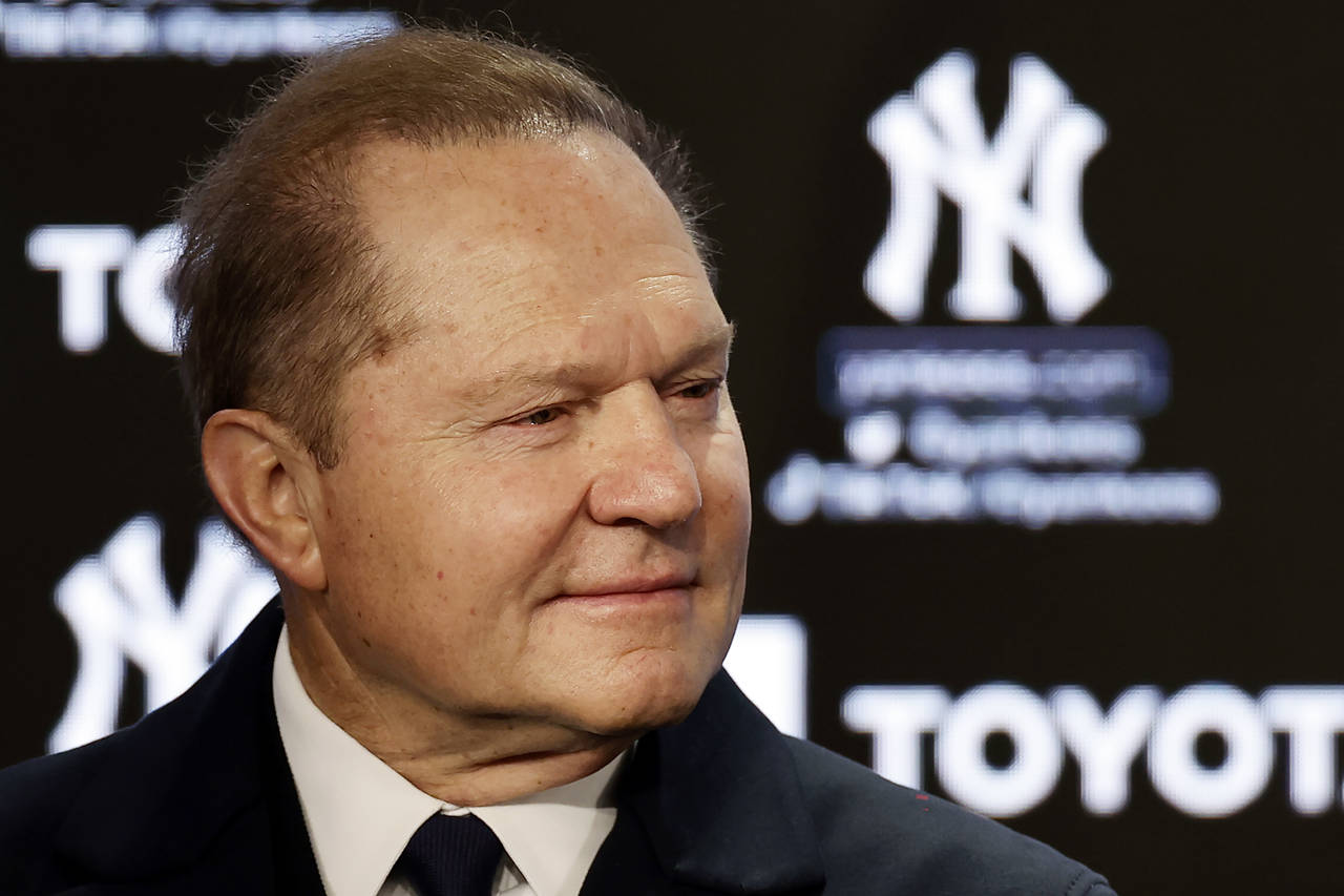 Agent Scott Boras attends a baseball news conference at Yankee Stadium, Thursday, Dec. 22, 2022, in...