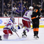 Rangers beat struggling Flyers 6-3 for 6th straight win