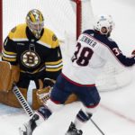 NHL-best Bruins honor Patrice Bergeron; beat Columbus 4-2