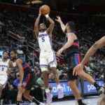 Sabonis, Fox lead Kings to 122-113 victory over Pistons
