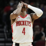 Rockets outlast 76ers in 2 OTs; Harden 4 for 19 in return