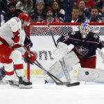 Marchenko hat trick lifts Blue Jackets over Hurricanes 4-3