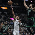 Tatum, Brown help Celtics escape with 121-116 win over Spurs