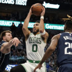 Tatum's rare triple-double leads Celtics past Mavs, 124-95