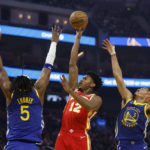 Thompson's season-best 54 leads Warriors past Hawks in 2OT