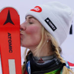 Shiffrin wins slalom, moves within 1 win of World Cup record