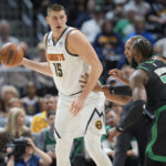 Jokic, Nuggets overcome rim delay, top Celtics 123-111