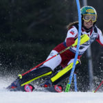 Shiffrin takes slalom to move within 1 win of Vonn's record
