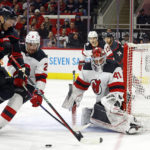Mercer scores 2, Devils use 2nd period rally to top Canes