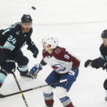 MacKinnon lifts Avalanche past Kraken 2-1 in SO