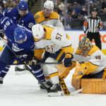 Marner scores late as Maple Leafs beat Predators 2-1