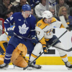 Marner scores late as Maple Leafs beat Predators 2-1