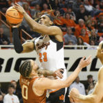 Carr, tough defense lead No. 6 Texas past Oklahoma St. 56-46