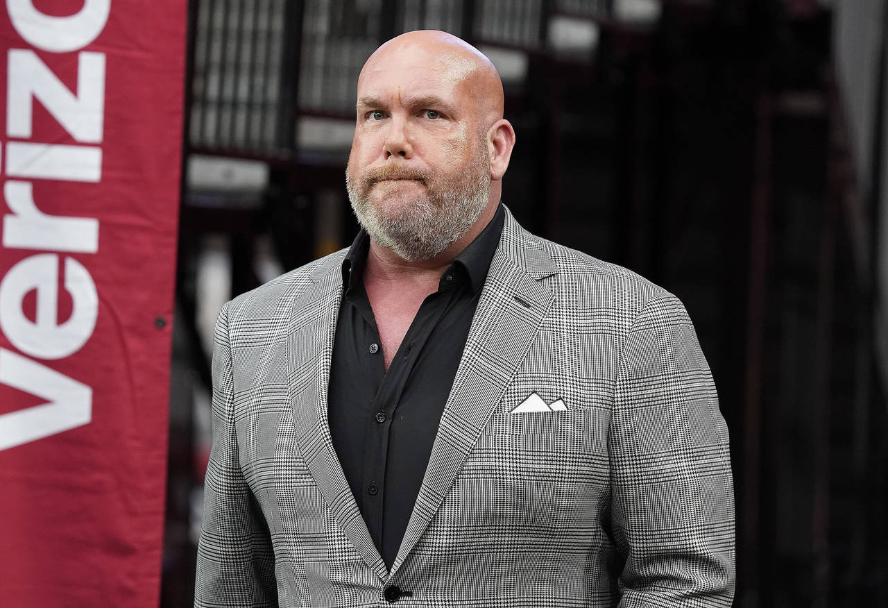 FILE - Arizona Cardinals General Manager Steve Keim is shown before an NFL preseason football game ...