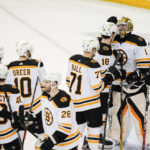 Swayman makes 31 saves as NHL-best Bruins beat Rangers 3-1