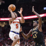 Knicks get 1st win in Canada since '15, beat Raptors 112-108