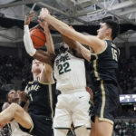 Zach Edey scores 32, No. 3 Purdue beats Michigan State 64-63