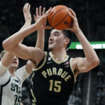 Zach Edey scores 32, No. 3 Purdue beats Michigan State 64-63