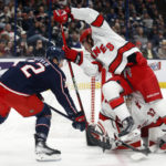 Marchenko hat trick lifts Blue Jackets over Hurricanes 4-3