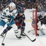Nyquist helps Blue Jackets rally past Sharks 5-3