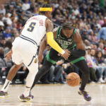 Jokic, Nuggets overcome rim delay, top Celtics 123-111