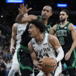 Tatum, Brown help Celtics escape with 121-116 win over Spurs