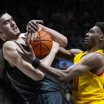 Edey, No. 3 Purdue fend off Terrapins' late charge 58-55