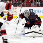 Mercer scores 2, Devils use 2nd period rally to top Canes