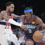 Thunder completes series sweep of Beal-less Wizards, 127-110