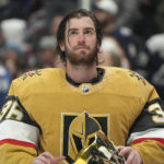 Roy scores twice, Knights hold off banged-up Avalanche 3-2