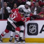 Anderson-Dolan scores 2, Kings beat Blackhawks 2-1