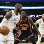 James has triple-double, leads Lakers past Knicks in OT