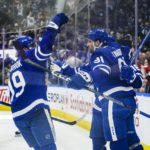 Marner gets 500th point, Maple Leafs beat Red Wings 4-1