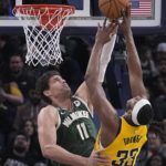 Antetokounmpo scores 41 points, Bucks beat Pacers 141-131
