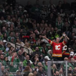 Flames score 4 goals in 2nd period, hold off Stars 6-5