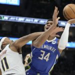 Antetokounmpo helps Bucks beat short-handed Nuggets 107-99