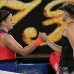 Rybakina rules in Australian Open quarterfinal vs Ostapenko