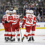 Marner gets 500th point, Maple Leafs beat Red Wings 4-1