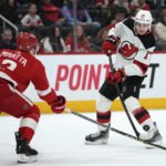 Vanecek makes 32 saves as Devils roll past Red Wings 5-1