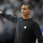Jokic, Nuggets overcome rim delay, top Celtics 123-111
