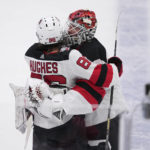 Hughes scores winner in OT to lead Devils past Stars 3-2
