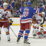 Devils rally from 2 down, beat Rangers on Severson's OT goal