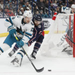 Nyquist helps Blue Jackets rally past Sharks 5-3