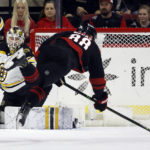 Aho scores again, Hurricanes beat Bruins 4-1