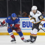 Trochek, Halak lead Rangers to 4-1 win over Golden Knights
