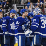 Marner gets 500th point, Maple Leafs beat Red Wings 4-1