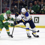 Saad goal streak reaches 4 as Greiss, Blues blank Wild 3-0