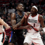 Grant scores 36, Blazers rout Pistons in Payton's debut