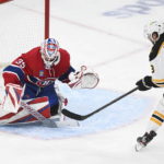 Bergeron breaks tie, NHL-leading Bruins beat Canadiens 4-2